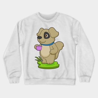 Dog Cup Coffee Crewneck Sweatshirt